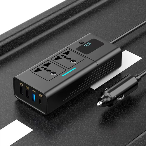 Inversor De Corriente Para Coche 200w Dc 12v A 220v