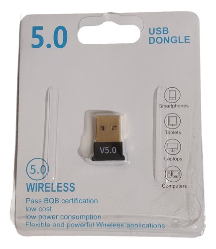 Adaptador Bluetooth 5.0 Usb Inalámbrico. Pc Mouse - Dongle