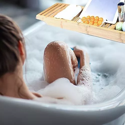 Bandeja de bañera Bandeja de baño de lujo para bañera Mesa de baño