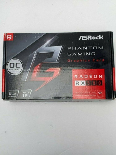 Imagen 1 de 1 de  Asrock Phantom Gaming D Radeon Rx580 8g Oc Radeon Rx580 8gb
