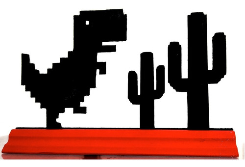 Trex Dinosaurio Google Decoracion Gamer Impreso En 3d