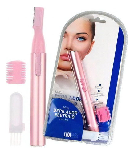 Mini Depilador Aparador Elétrico Sobrancelha Buço Caneta