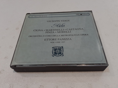 Aida, Verdi, Cordon, Cigna, Panizza - 2cd 1989 Italia Mint