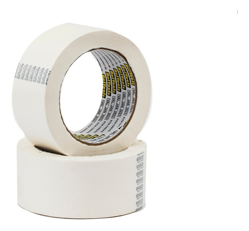 2 Rolos Fita Crepe 48mm Larga Uso Geral 48x50m Beltools