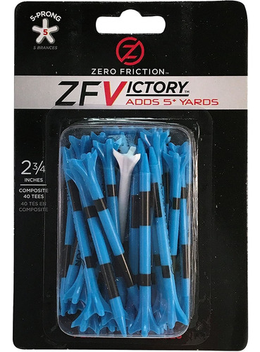 Victoria Zero Friction - Tees De Golf De 5 Puntas