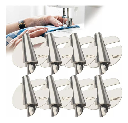 8pcs Sewing Machine Hemming Foot Light Accessory Tool