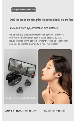 Auriculares Bluetooth De Conducción Ósea Con Cancelación De