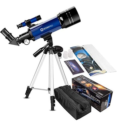 Telescopio Refractor De Astronomía De 2.756 En Trípode