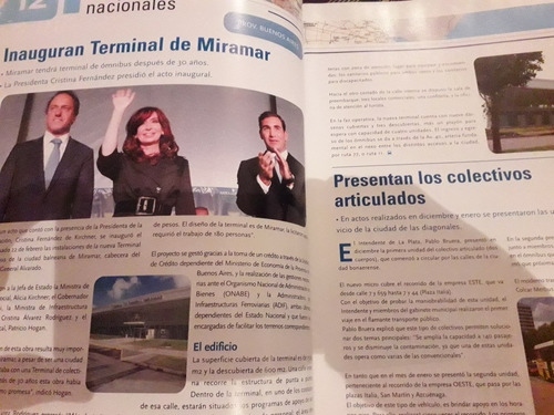 Revista El Auto Colectivo Miramar Alfonsín Maradona 2011 (Usado)