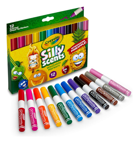 Marcadores Con Aromas Crayola Silly Scents X12u Pack X1
