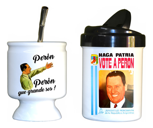 Mate Y Yerbera - Juan Domingo Peron - Peronismo