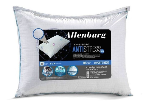 Travesseiro Antistress, Fibra De Poliéster 50x70 Altenburg