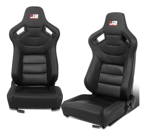 J2-rs-002-bk - Asiento Universal Reclinable, Respaldo De Car