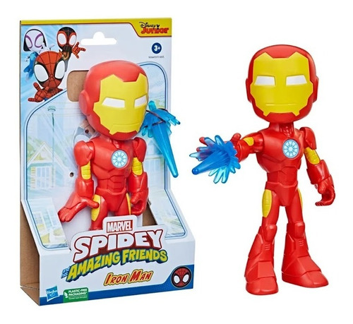 Juguete Muñeco Spidey Iron Man Hasbro Amazing Friends Febo