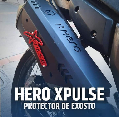 Protector De Exosto Para Moto Hero Xpulse 200 - Accesorios