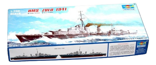 Trumpeter 1/700 Tribal-class Destroyer Hms Zulu (f18) 05758