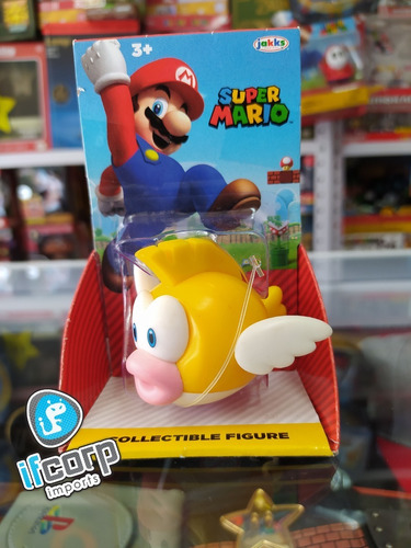 Figura Super Mario Eep Cheep Pez 2.5 Pulgadas Jakks Pacific