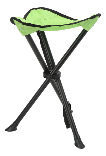 Silla Plegable Verde Verde Con Trípode Plegable, 200 Kg De C