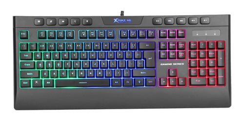 Imagen 2 de 3 de Teclado Gamer Xtrikeme Kb-508 114 Teclas Luces Rainbow