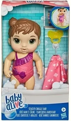 Baby Alive Bebe Casta o Chapoteos Y Abrazos Hasbro