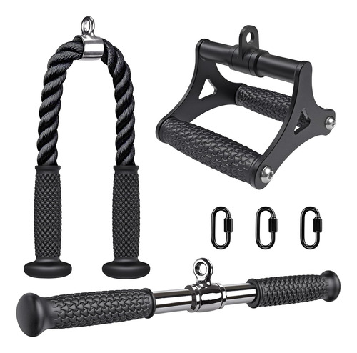Cable Machine Attachments For Home Gym - 18 Rotating Straig