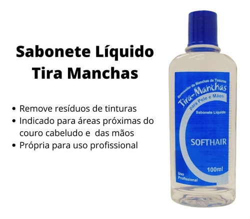 Sabonete Líquido Tira Manchas Tintura Softhair