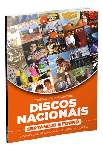 Coleção Os Mais Famosos Discos Nacionais: Sertanejo e Forró, de Editora Europa. Editorial Editora Europa Ltda., capa mole em português, 2021