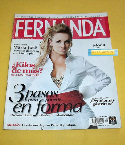 Maria Jose Revista Fernanada 2008  Kabah 