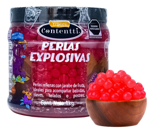 Perlas Moleculares Sabor Chamoy 1 Kg Soda Topping