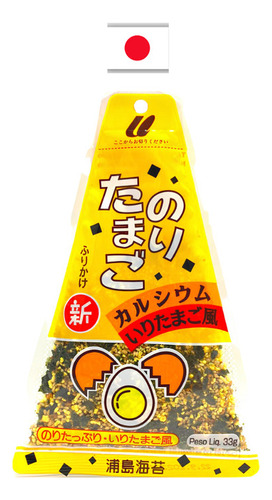 Tempero Para Arroz Sabor Noritamago Furikake 33g Urashima