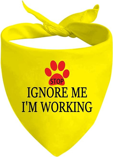 Bandana Para Perro Trabajo Not Pet Do Not Distract Ignore Ig