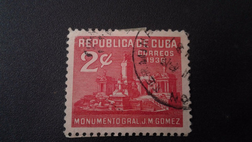 Filatelia Cuba Monumento J M Gomez 1936  (lrbcop163)