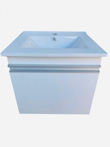 Imagen 1 de 2 de Mueble Aéreo Vanitory Con Bacha De Loza 51x46 Y Puerta Acra