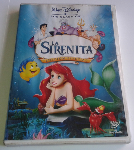 La Sirenita Edicion Especial Pelicula Dvd Edicion Mexico 