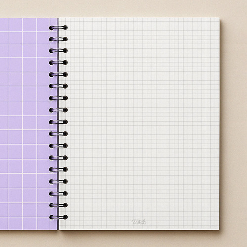 Cuaderno Square Lila 100 Hojas 150gr Tamaño B5 Cuadro Chico