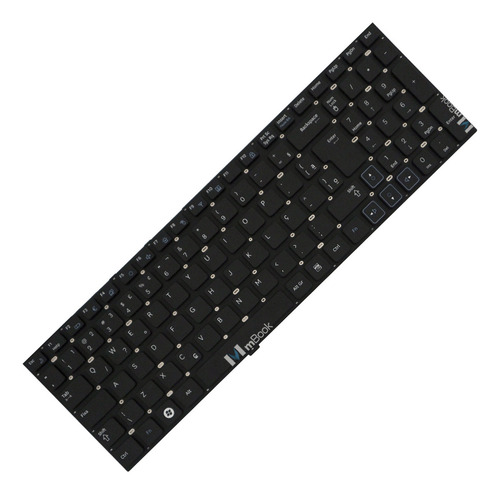 Teclado Samsung Np-rv511 Np-rv515 Np-rv520 Abnt Br Ç Cor Conforme Imagens Do Anúncio