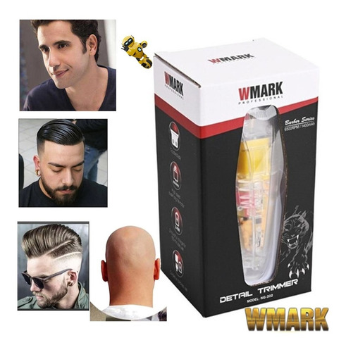 Imagem 7 de 7 de Kit 3 Maquina De Cabelo Wmark Ng108 Ng202 Ng987 Transparente