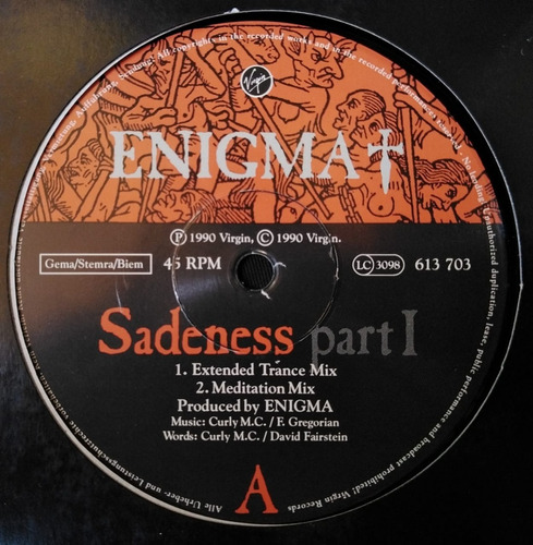 Enigma - Sadeness Part I (extended Trance Mix) Meditation Mi (Usado)