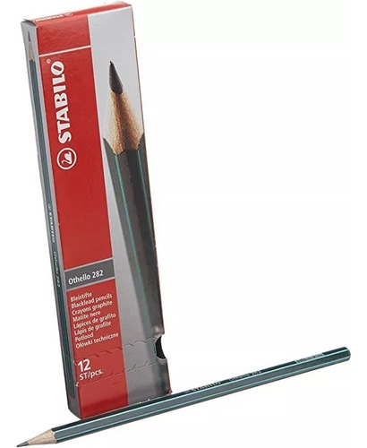 Lapíz Dibujo Othello Hb 8-282/hb Con 12 Piezas Trazo Negro