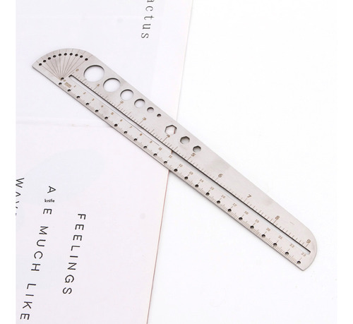 26,3 Cm - Gran Brújula Con Forma De Regla Multifunción De Ac
