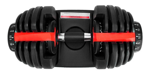 Mancuerna Ajustable Premium De 5 A 52.5 Lb Gym / Gimnasio Color Negro