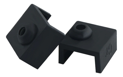 2x Capa De Silicone Hotend Mk8 Creality Ender 3 - Preto