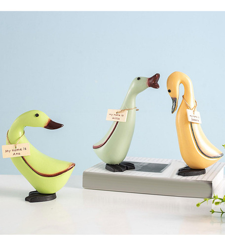 Juego De 3 Estatuas De De Madera, Artesanías, Estilo Para