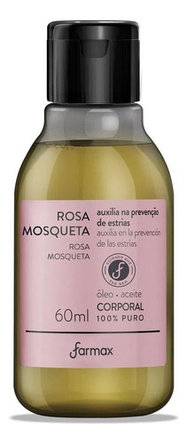 Óleo De Rosa Mosqueta Puro Farmax 60ml