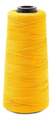 Linha Princesa Moda 500mts Incomfio Braids Crochê Tricô Cor 3518- Amarelo Ouro