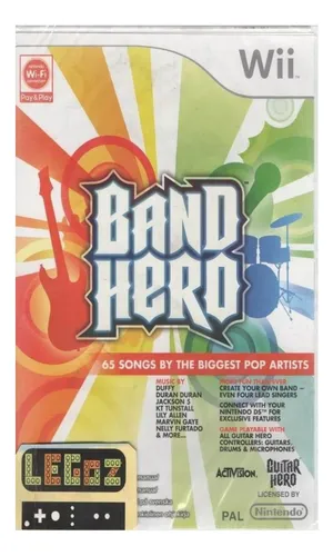Legoz Zqz Band Hero - Wii Disco Sellado - Wii Ref 1167 (pal)