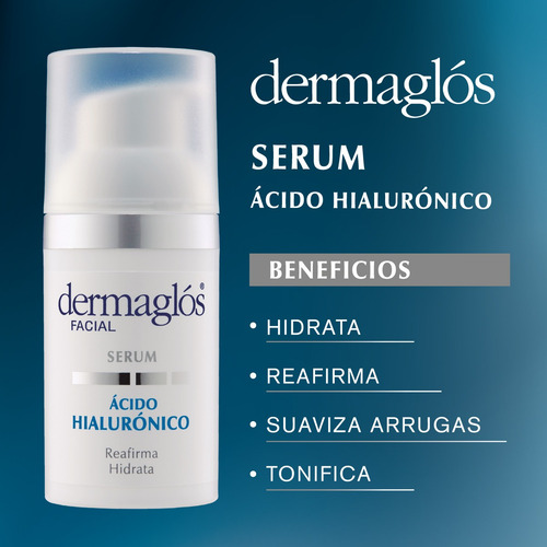 Imagen 8 de 10 de Serum Dermaglós Doble Ácido Hialurónico X30ml