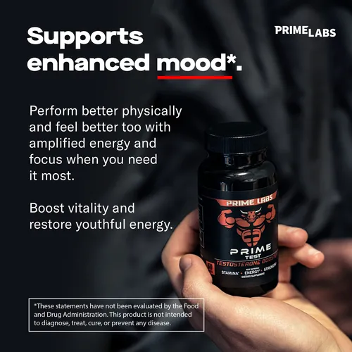 Potenciador De Testosterona Prime Labs Prime Test 60 Comprim