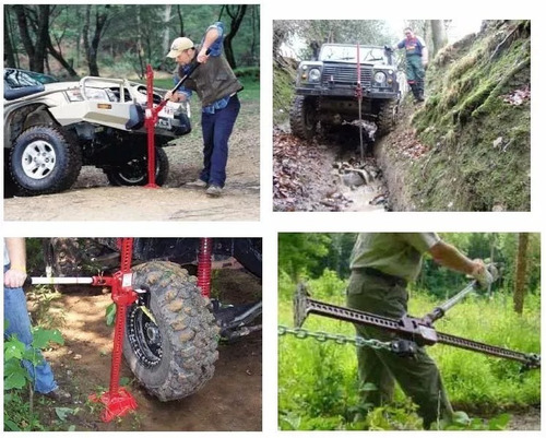 Imagen 6 de 9 de Gata 4x4 Tipo Hi Lift Farm 3000kg 33 Pulgadas Usa Tools