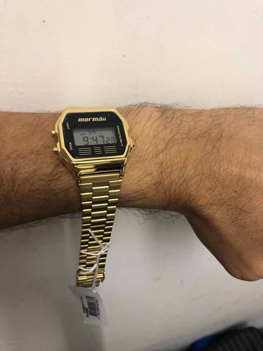 Relógio De Pulso Mormaii ( Tipo Casio Retrô) Ref Mojh02ab/4p